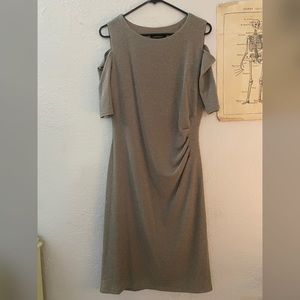 R&M Richard’s Sparkly open shoulder dress, size 12